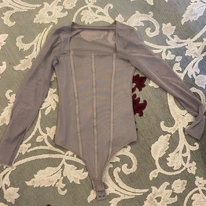Abercrombie corset bodysuit